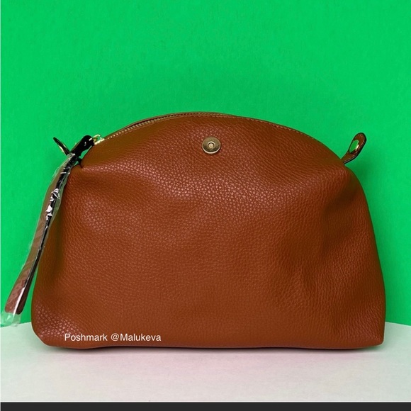 Steve Madden Handbag set (Purse, Pouch and Scarf) 3 pieces! NWT, Color Brown - Picture 6 of 7